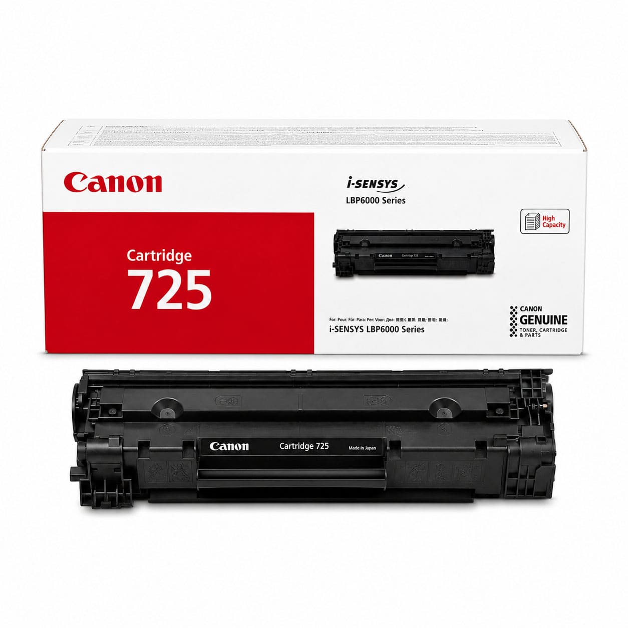 FIRST IMG 725C کارتریج کنون725مشکی|سازگار با پرینترهایI-SENSYS - تصویر 1